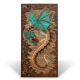 Tablou pictat din lemn - The Dragon - Pamant