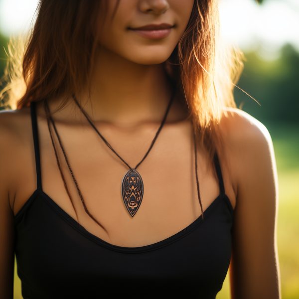 Amuleta Totem - Pandantiv din Lemn The Dacic Spirit