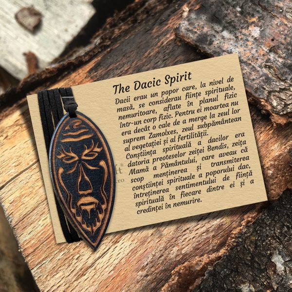 Amuleta Totem - Pandantiv din Lemn The Dacic Spirit