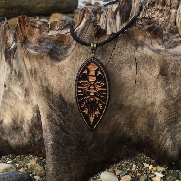 Amuleta Totem - Pandantiv din Lemn The Dragon Spirit