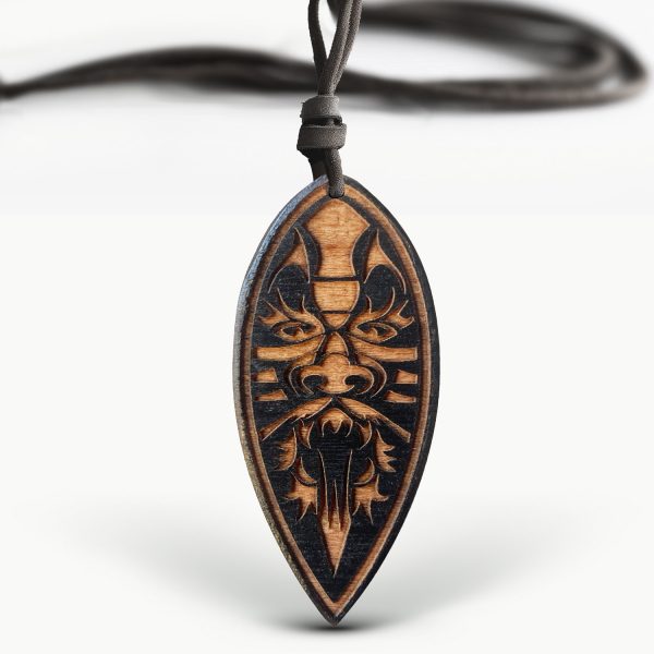 Amuleta Totem - Pandantiv din Lemn The Dragon Spirit