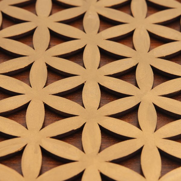 Tablou Lemn Mandala - Floarea Vietii - Flower of Life