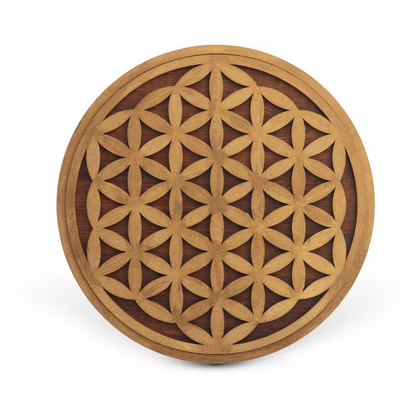 Tablou Lemn Mandala - Floarea Vietii - Flower of Life