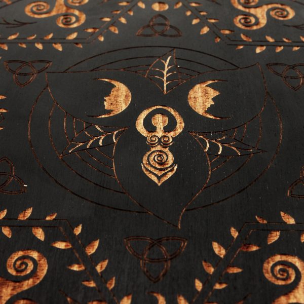 Tablou Lemn Mandala - Goddess energie feminina