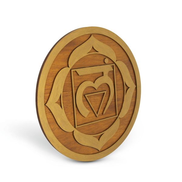 Tablou Lemn Mandala - Chakra Radacina Muladhara