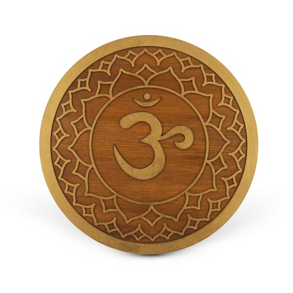 Tablou Lemn Mandala - Chakra Coroanei Sahasrara