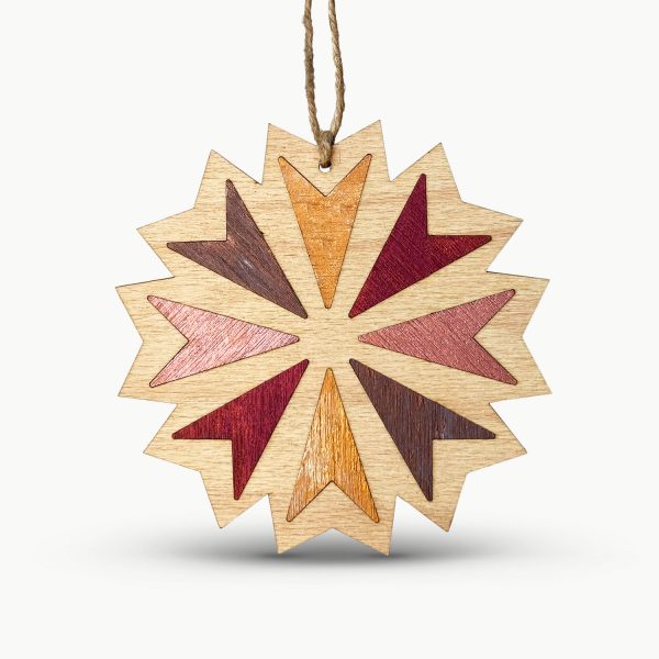 Decoratiune Pom de Craciun Intarsie - Arrow