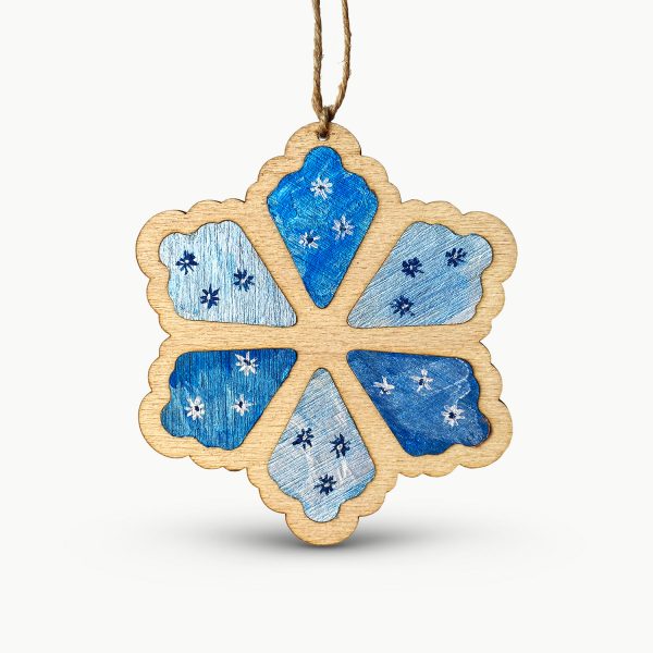 Decoratiune Pom de Craciun Intarsie - IceCream